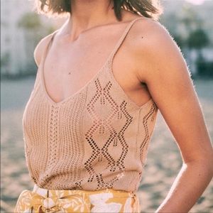 Sezane knit tank top Size S